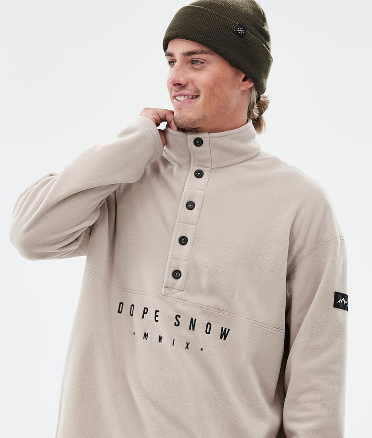 Dope Comfy Fleecetröja Herr Sand/Black Renewed, Bild 2 av 6