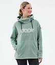 Dope Cozy II W Fleecehood Dam Faded Green