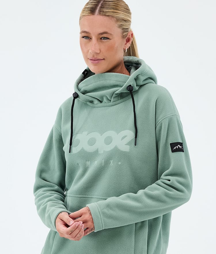 Dope Cozy II W Fleecehood Dam Faded Green, Image 2 of 7