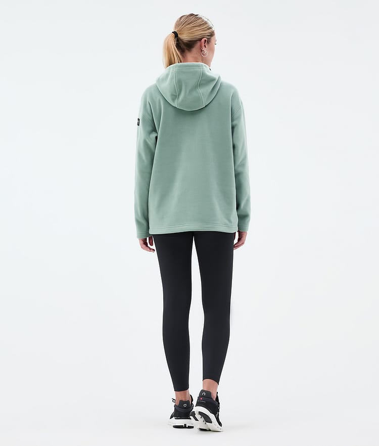 Dope Cozy II W Fleecehood Dam Faded Green, Bild 4 av 7