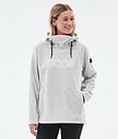 Dope Cozy II W Fleecehood Dam Light Grey