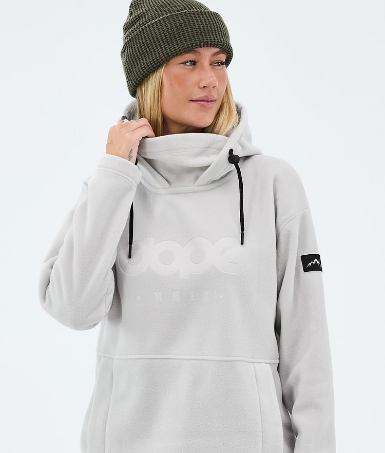 Dope Cozy II W Fleecehood Dam Light Grey, Image 2 of 7