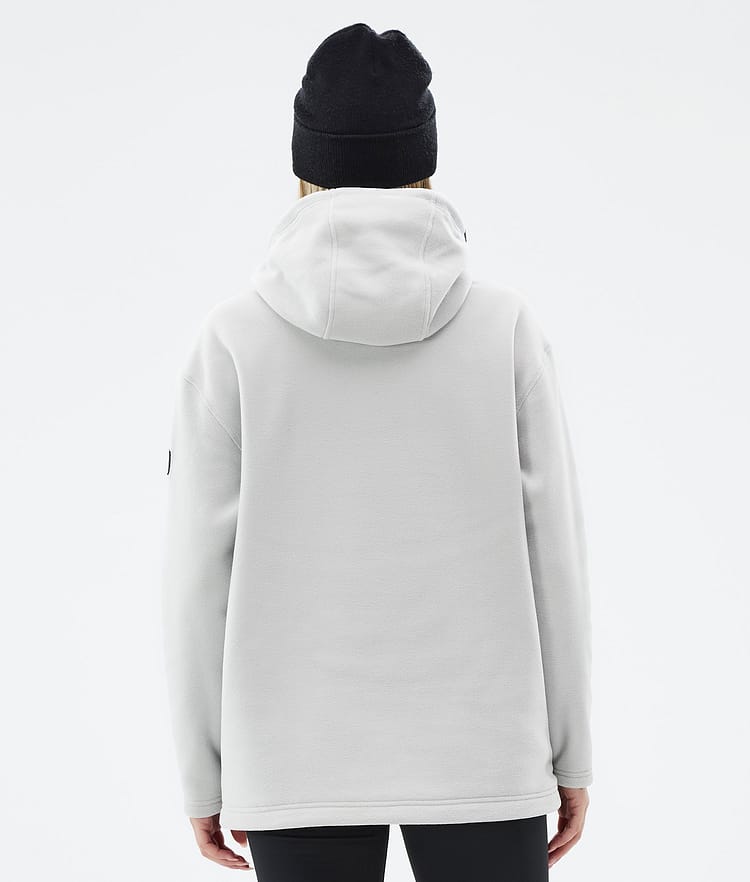 Dope Cozy II W Fleecehood Dam Light Grey