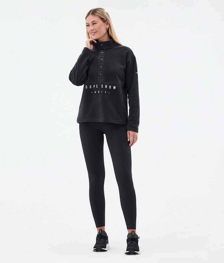 Dope Comfy W Fleecetröja Dam Black, Bild 3 av 6