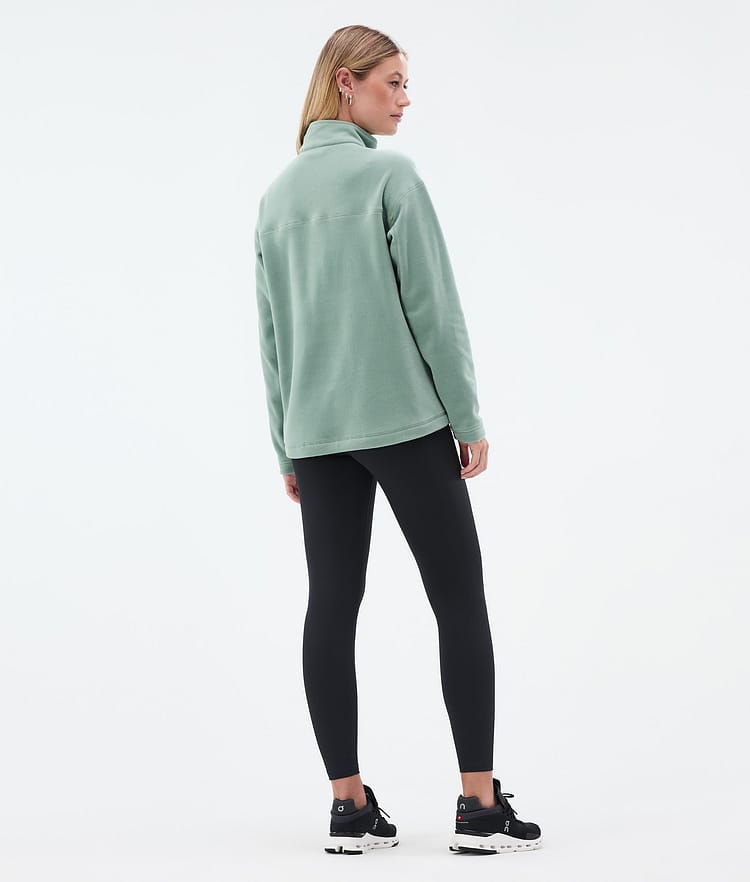 Dope Comfy W Fleecetröja Dam Faded Green, Bild 4 av 6