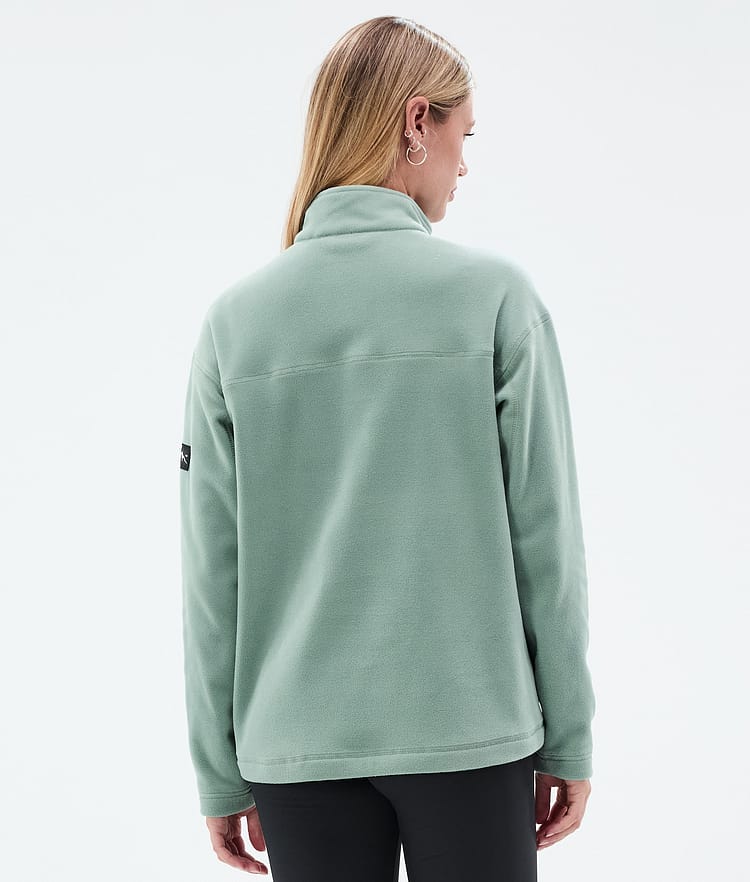 Dope Comfy W Fleecetröja Dam Faded Green, Bild 6 av 6