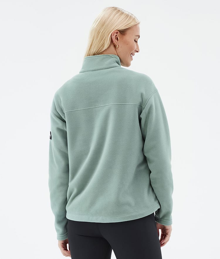 Dope Comfy W Fleecetröja Dam Faded Green Renewed, Bild 6 av 6