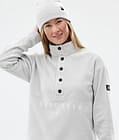 Dope Comfy W Fleecetröja Dam Light Grey/Black, Bild 2 av 6