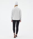 Dope Comfy W Fleecetröja Dam Light Grey/Black, Bild 4 av 6