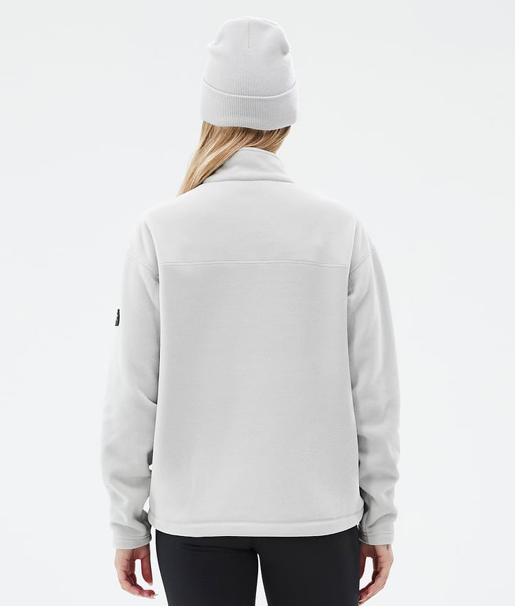 Dope Comfy W Fleecetröja Dam Light Grey/Black, Bild 6 av 6