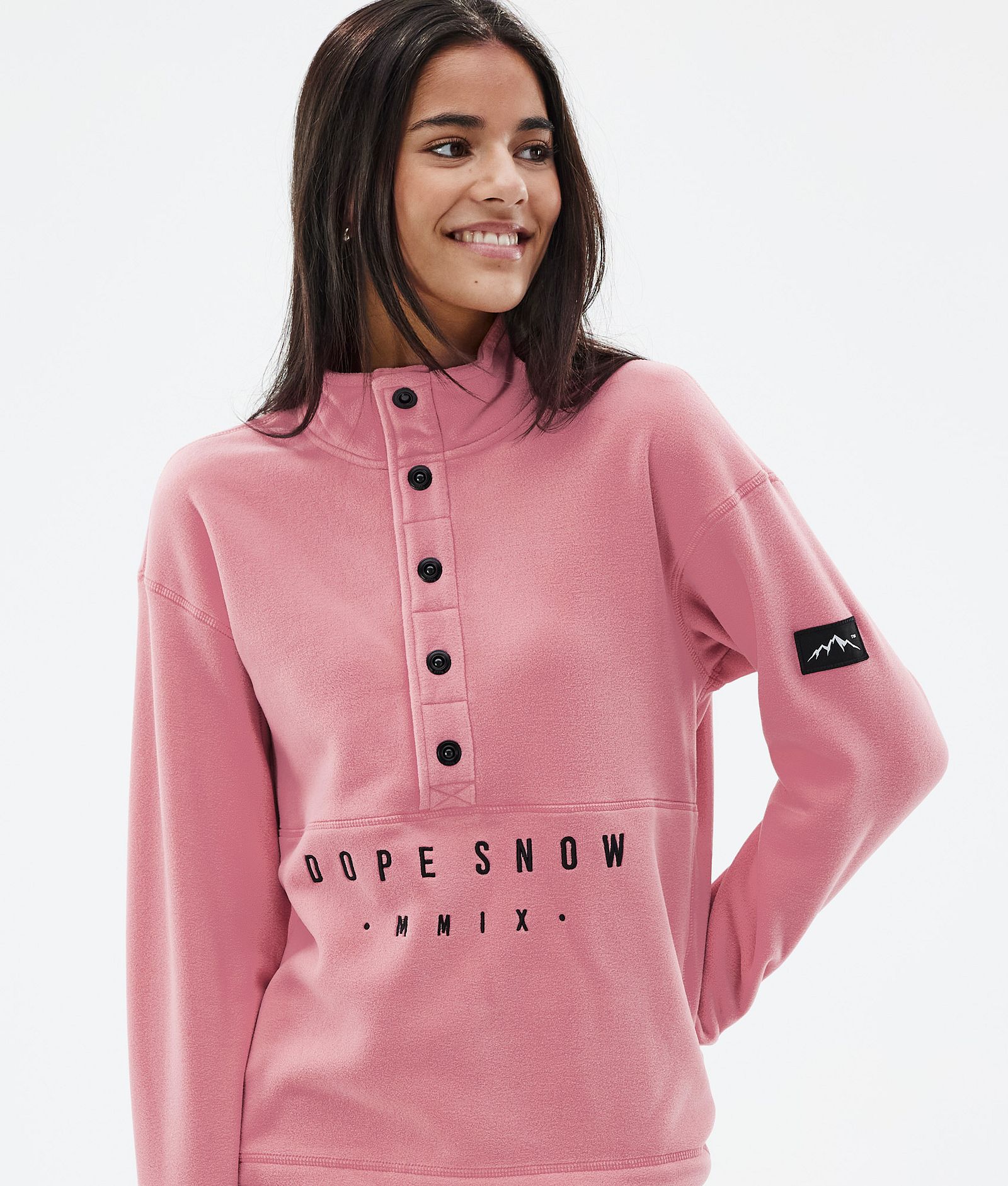 Dope Comfy W Fleecetröja Dam Pink, Bild 2 av 7