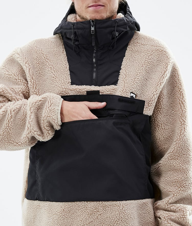 Montec Lima 22 Fleecehood Herr Sand/Black, Bild 9 av 10