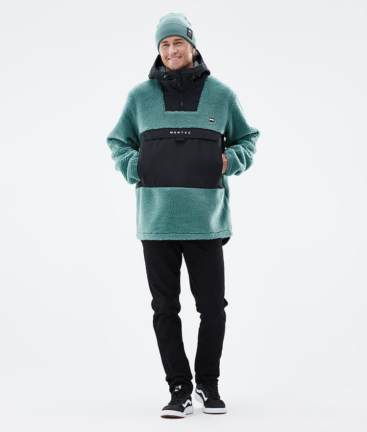 Montec Lima 22 Fleecehood Herr Atlantic/Black, Bild 4 av 10