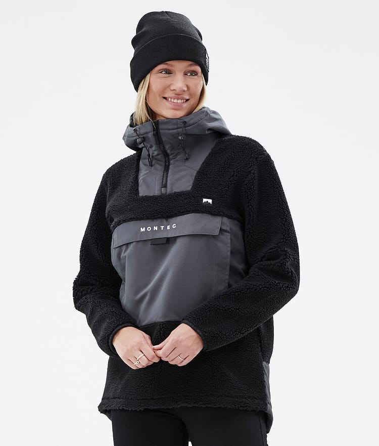 Montec Lima W 22 Fleecehood Dam Black/Phantom, Bild 1 av 10
