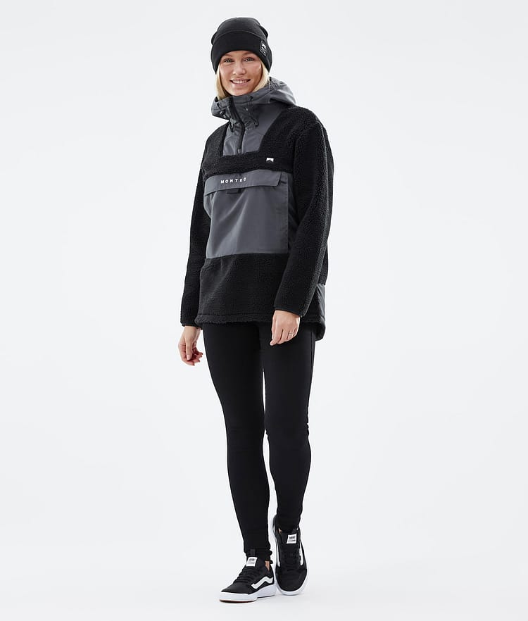 Montec Lima W 22 Fleecehood Dam Black/Phantom, Bild 3 av 10