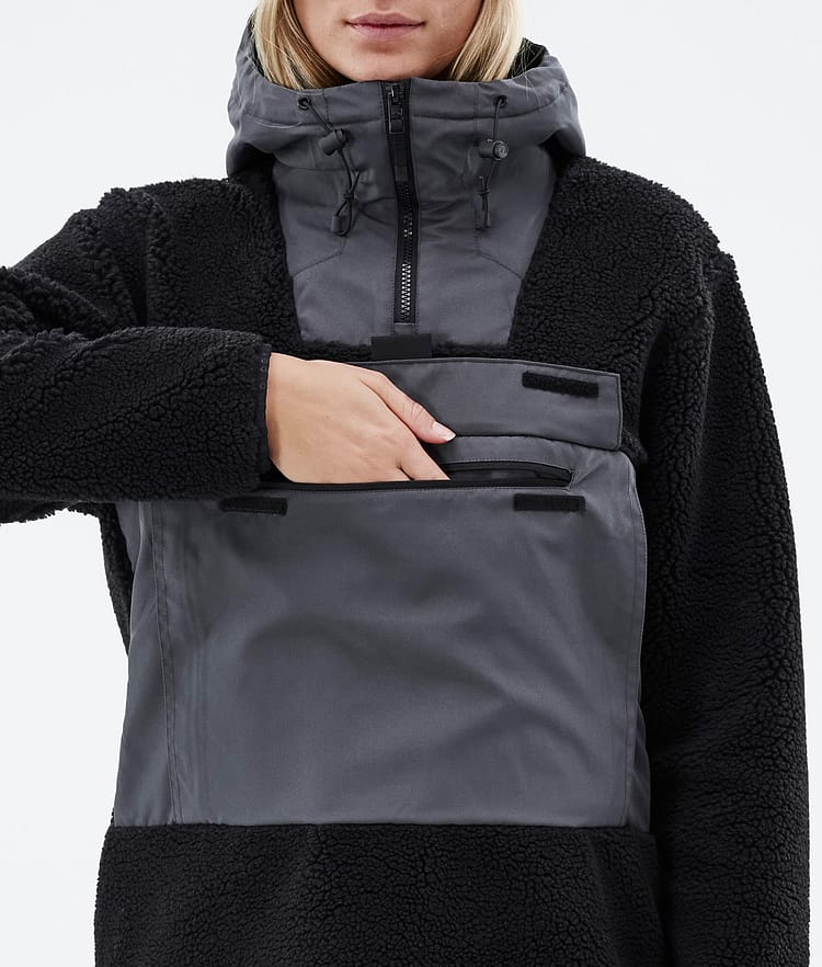 Montec Lima W 22 Fleecehood Dam Black/Phantom, Bild 8 av 10