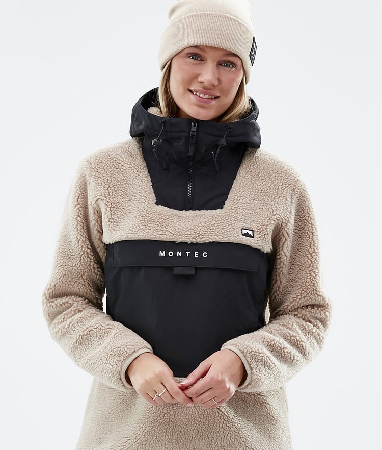Montec Lima W 22 Fleecehood Dam Sand/Black, Bild 2 av 10