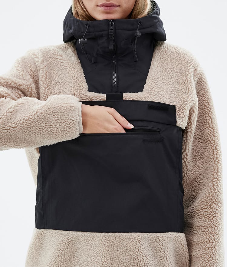 Montec Lima W 22 Fleecehood Dam Sand/Black, Bild 8 av 10