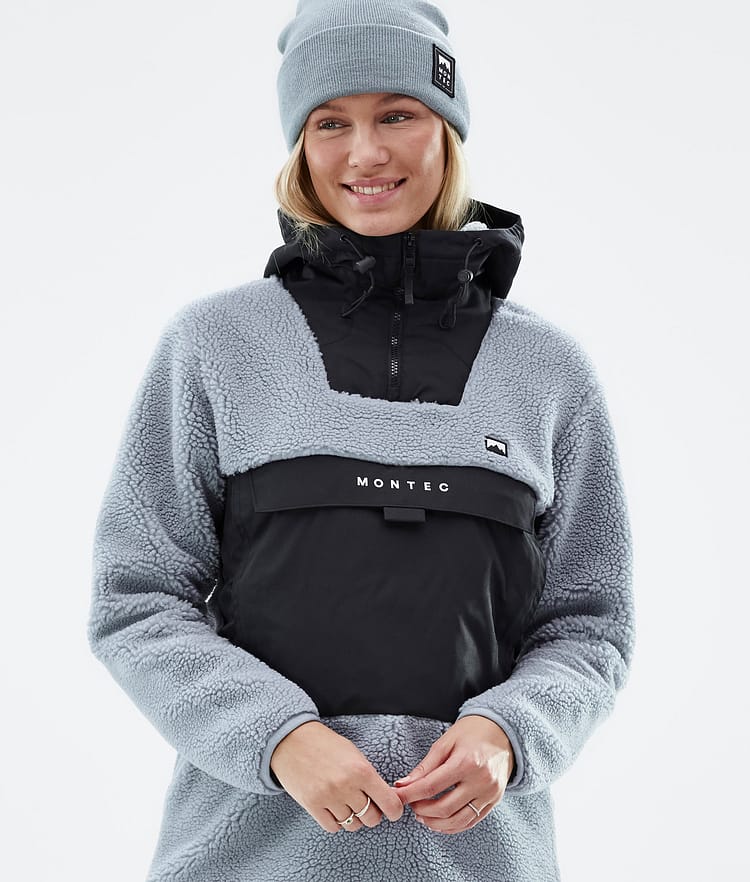 Montec Lima W 22 Fleecehood Dam Soft Blue/Black, Bild 2 av 10