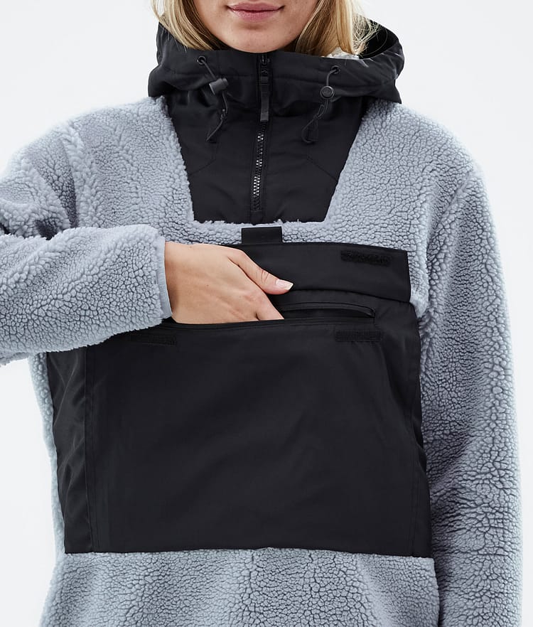 Montec Lima W 22 Fleecehood Dam Soft Blue/Black, Bild 8 av 10