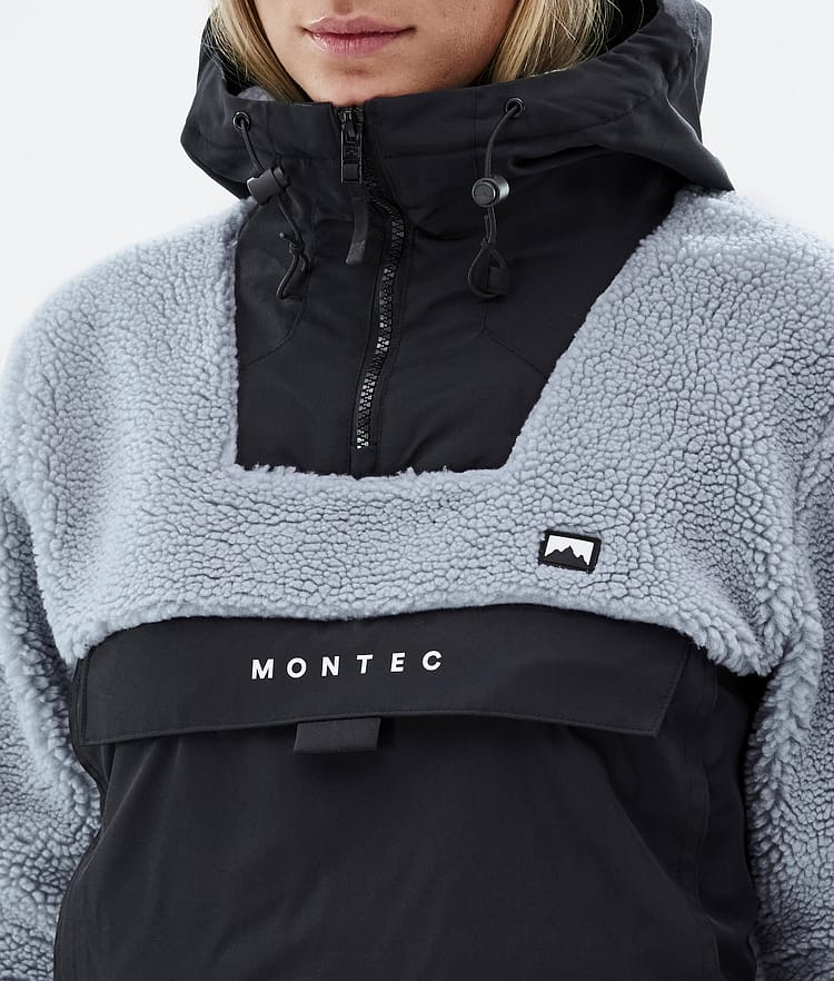 Montec Lima W 22 Fleecehood Dam Soft Blue/Black, Bild 9 av 10