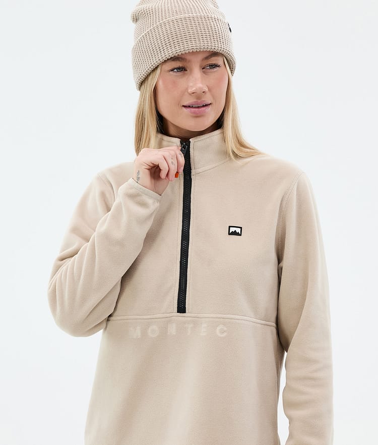 Montec Echo W Fleecetröja Dam Sand Renewed, Bild 2 av 5