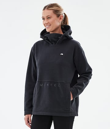 Montec Delta W Fleecehood Dam Black