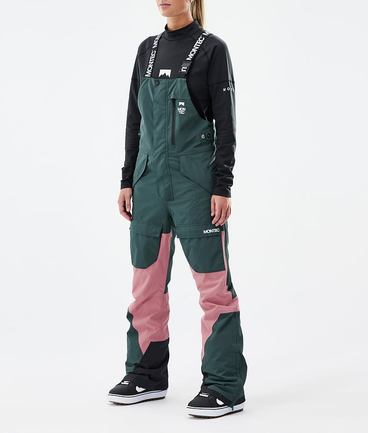 Montec Fawk W Snowboardbyxa Dam Dark Atlantic/Pink