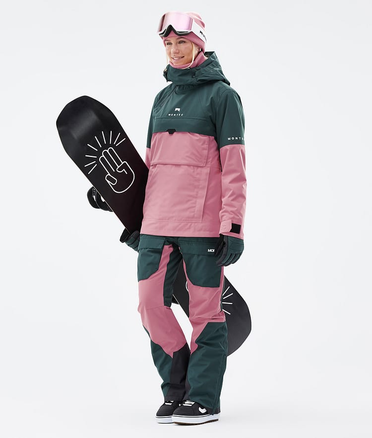 Montec Dune W Snowboardjacka Dam Dark Atlantic/Pink Renewed, Bild 3 av 9