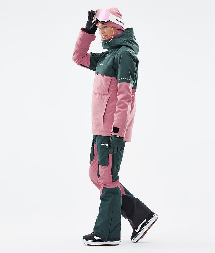 Montec Dune W Snowboardjacka Dam Dark Atlantic/Pink Renewed, Bild 4 av 9