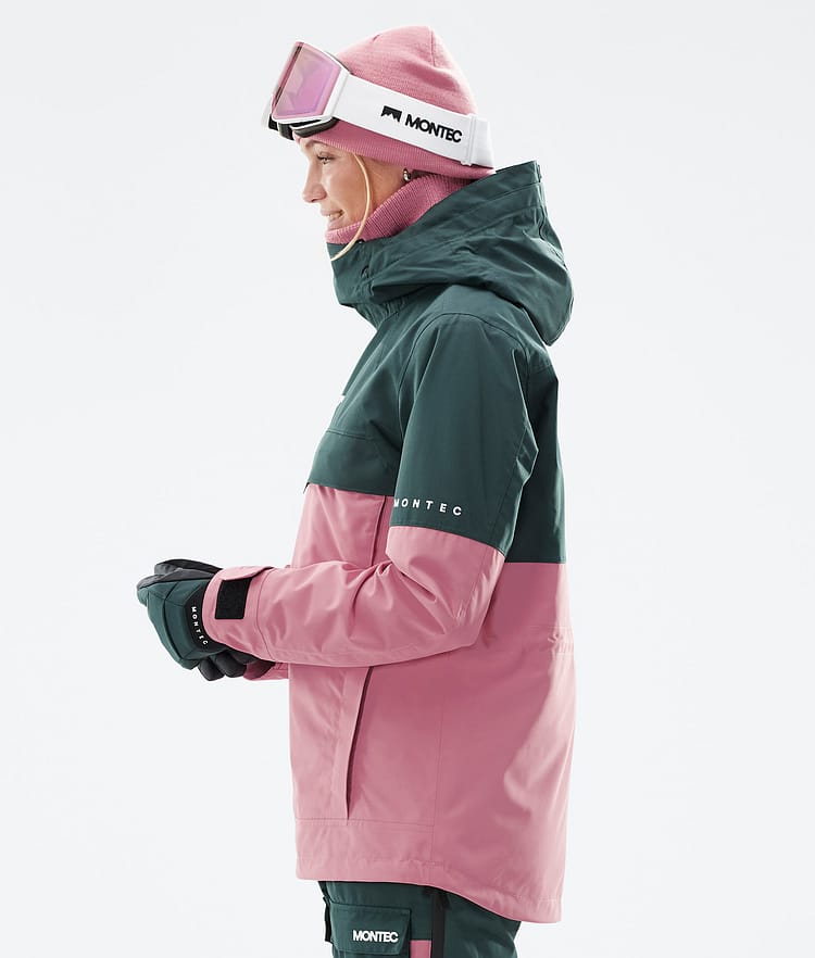 Montec Dune W Snowboardjacka Dam Dark Atlantic/Pink Renewed, Bild 6 av 9