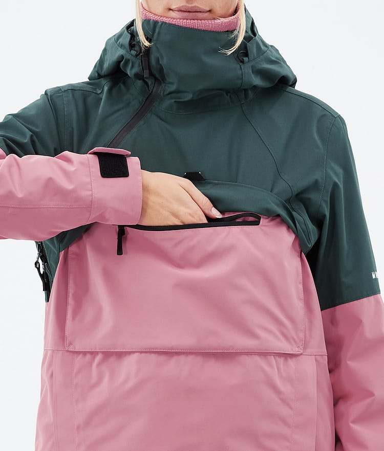 Montec Dune W Snowboardjacka Dam Dark Atlantic/Pink Renewed, Bild 9 av 9