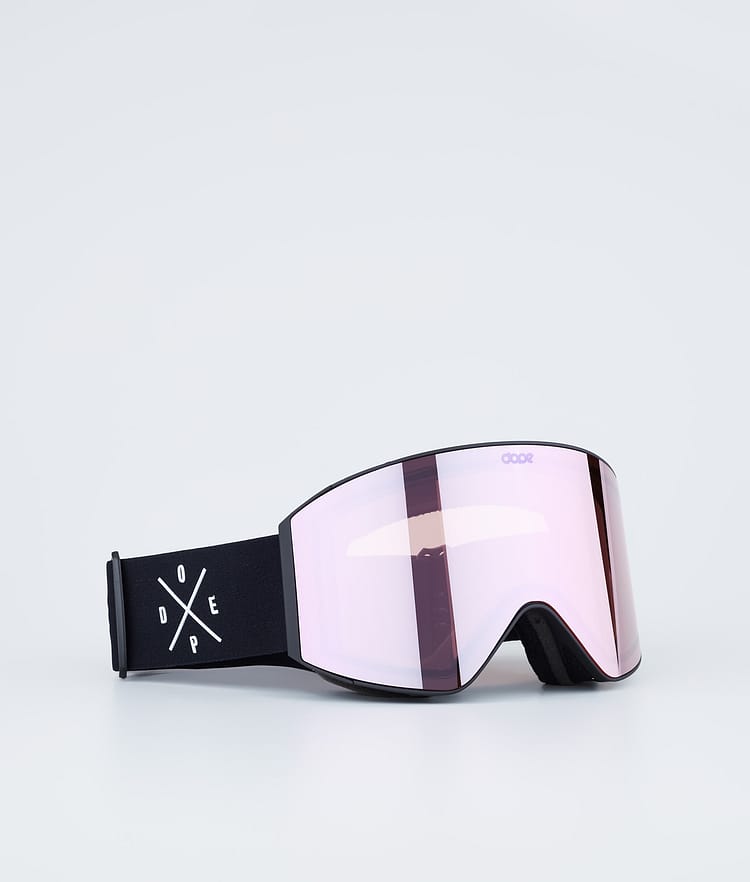 Dope Sight 2023 Skidglasögon Black W/Black Pink Mirror, Bild 1 av 6