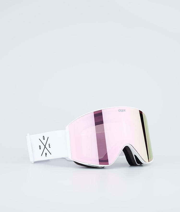 Dope Sight 2023 Skidglasögon White W/White Champagne Mirror, Bild 1 av 6