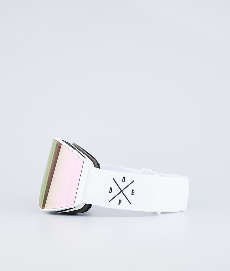 Dope Sight 2023 Skidglasögon White W/White Champagne Mirror, Bild 5 av 6