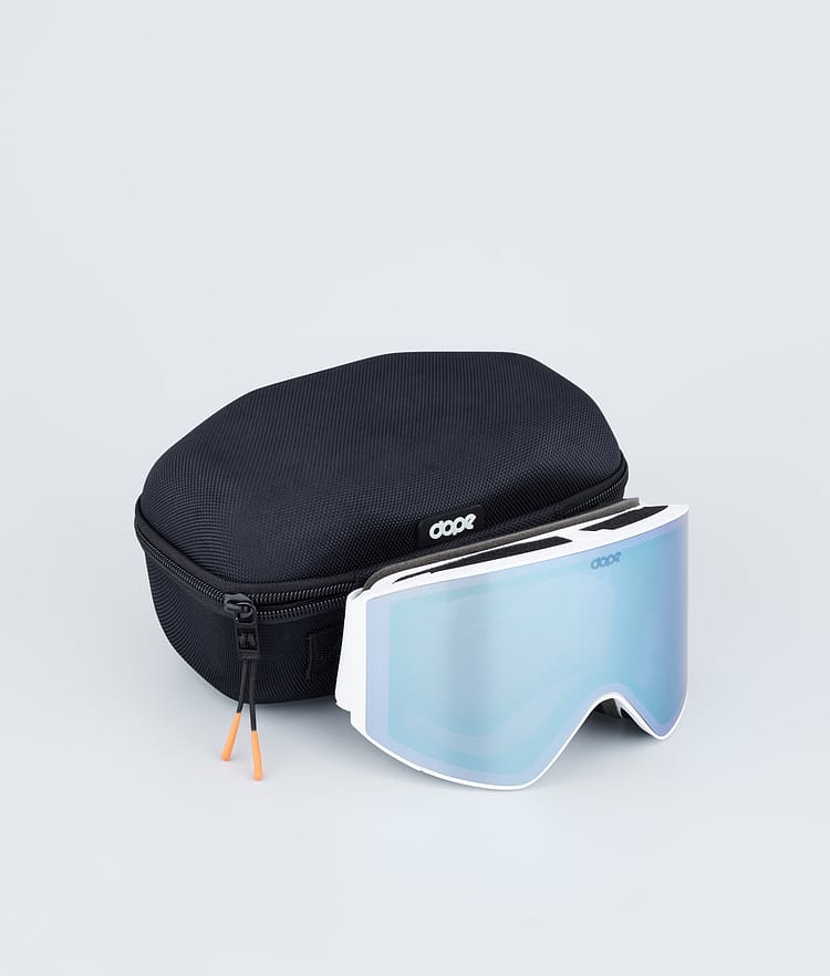 Dope Sight 2023 Skidglasögon White W/White Blue Mirror, Bild 4 av 6