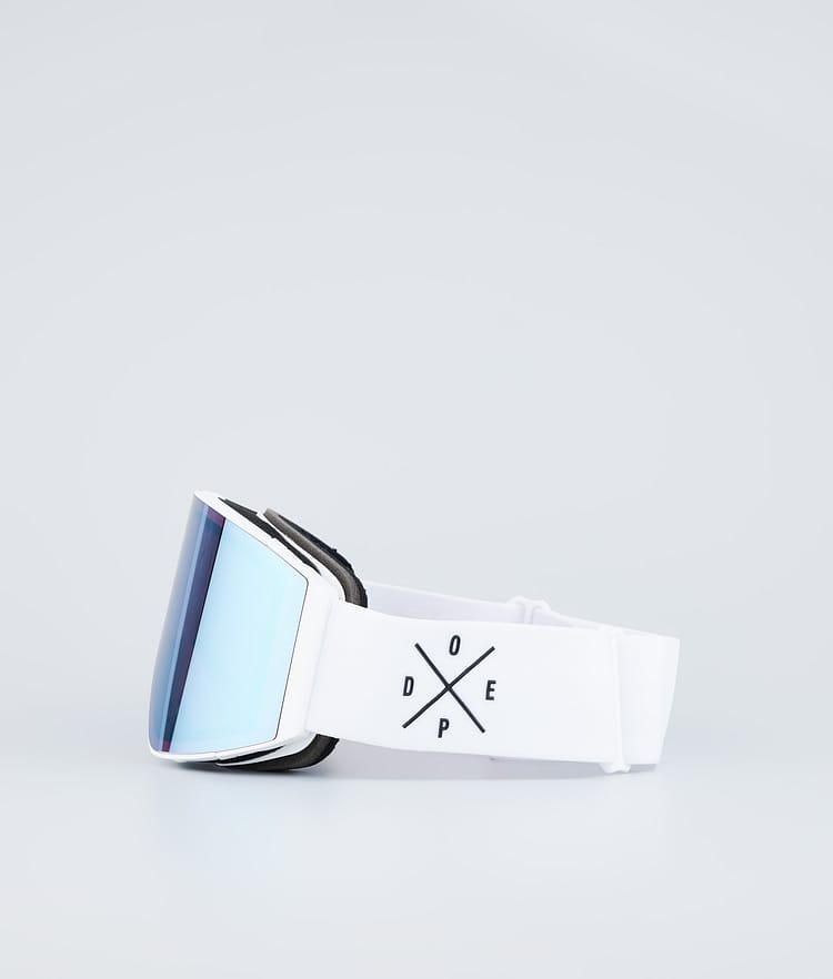 Dope Sight 2023 Skidglasögon White W/White Blue Mirror, Bild 5 av 6