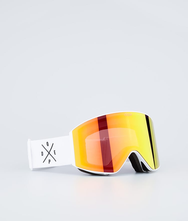 Dope Sight 2023 Skidglasögon White W/White Red Mirror, Bild 1 av 6