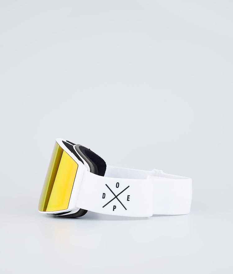 Dope Sight 2023 Skidglasögon White W/White Red Mirror, Bild 5 av 6
