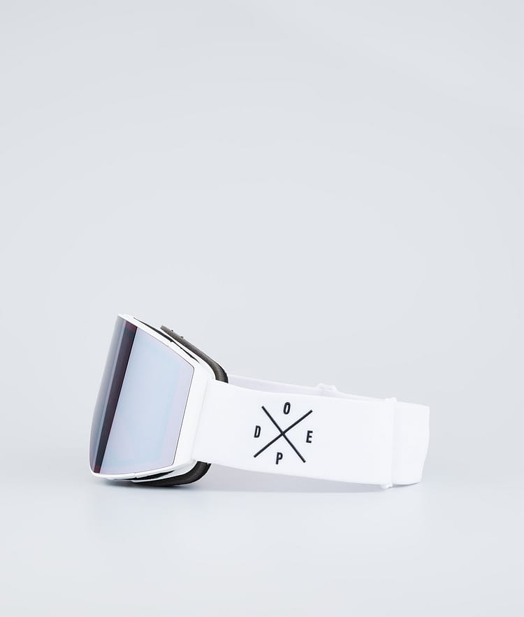 Dope Sight Skidglasögon White W/White Silver Mirror, Bild 5 av 6