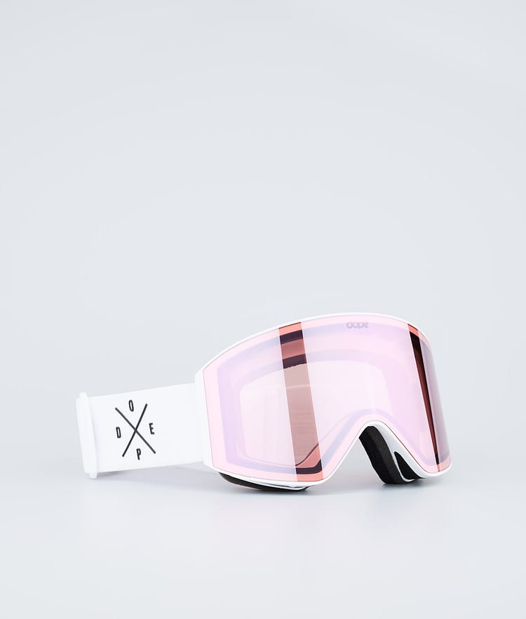 Dope Sight Goggle Lens Extralins Snow Pink Mirror, Bild 3 av 3