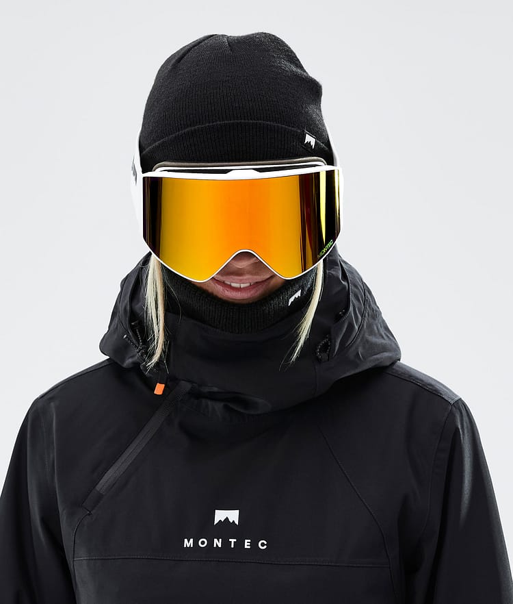 Montec Scope 22 Skidglasögon White/Ruby Red Mirror, Bild 3 av 6