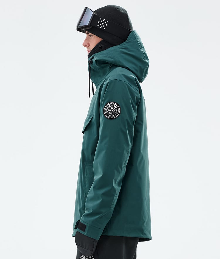 Dope Blizzard Snowboardjacka Herr Bottle Green, Bild 5 av 8