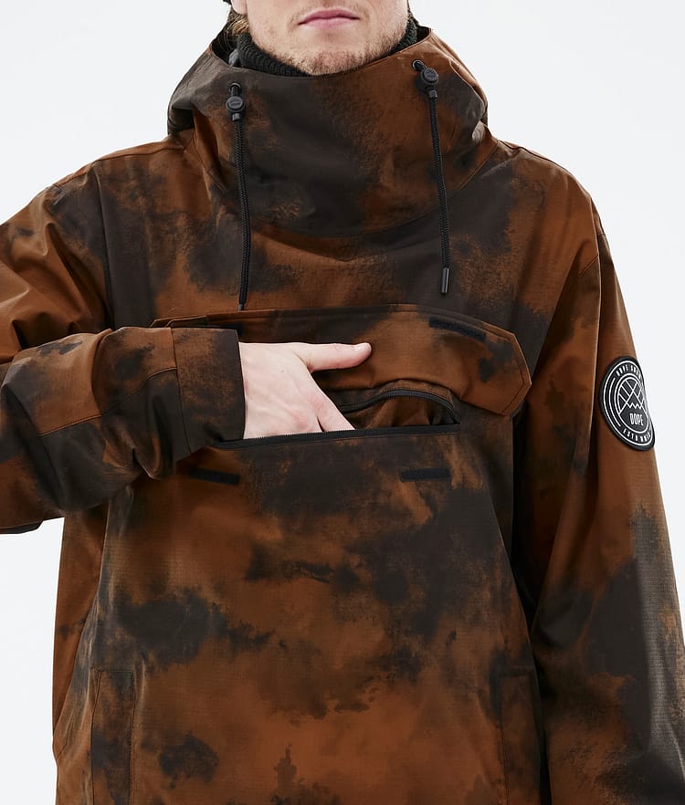 Dope Blizzard 22 Snowboardjacka Herr Smudge Orange, Image 9 of 9