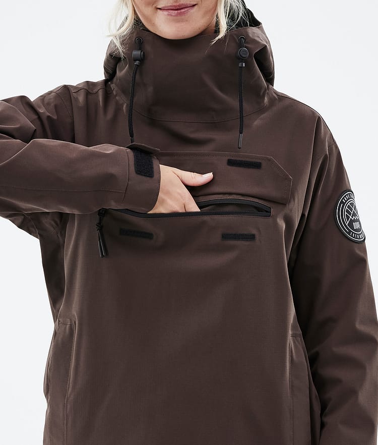 Dope Blizzard W 22 Snowboardjacka Dam Brown, Image 9 of 9