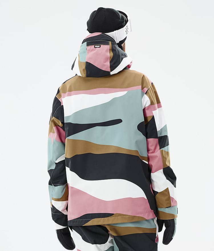 Dope Blizzard W Snowboardjacka Dam Shards Gold Muted Pink Renewed, Bild 6 av 8