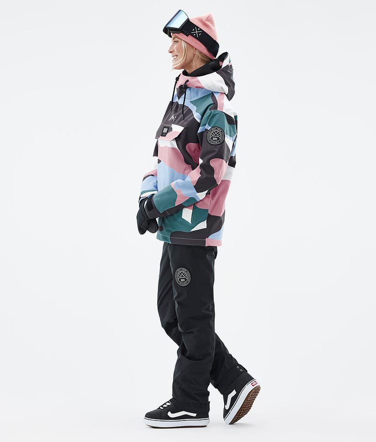 Dope Blizzard W 22 Snowboardjacka Dam Shards Light Blue Muted Pink, Image 4 of 9