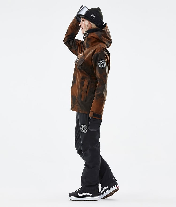 Dope Blizzard W 22 Snowboardjacka Dam Smudge Orange, Image 4 of 9