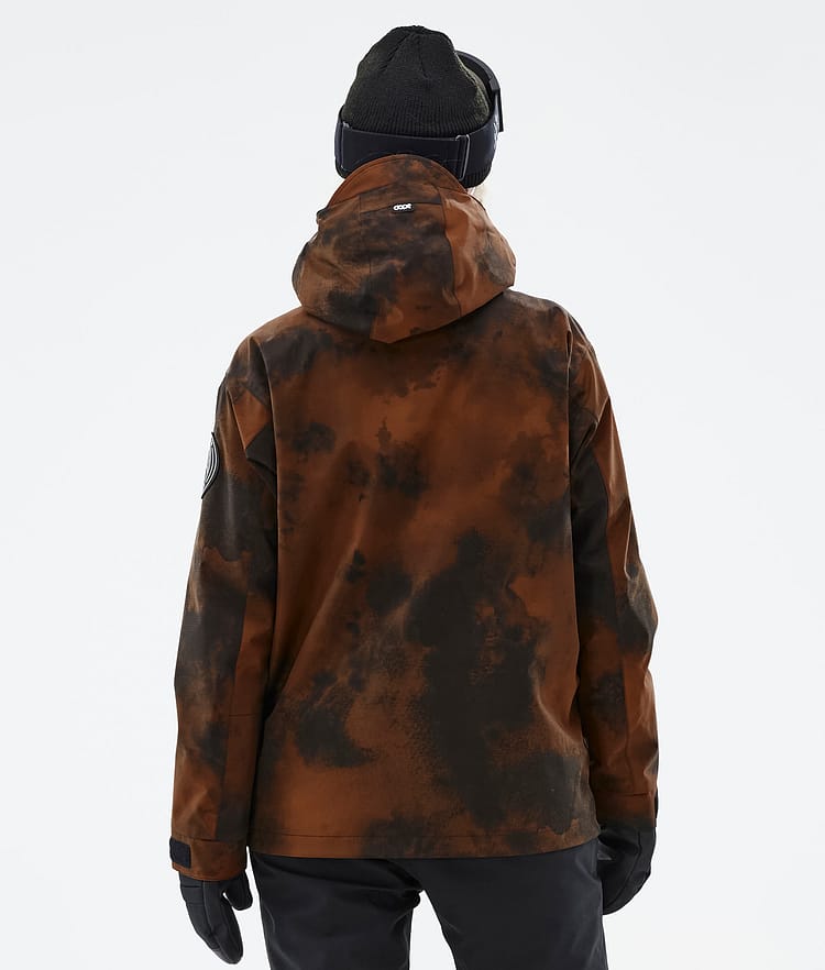 Dope Blizzard W 22 Snowboardjacka Dam Smudge Orange, Image 7 of 9