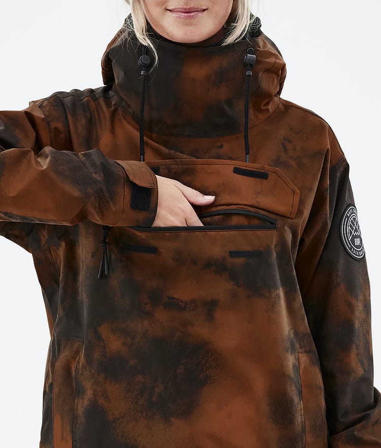 Dope Blizzard W 22 Snowboardjacka Dam Smudge Orange, Image 9 of 9